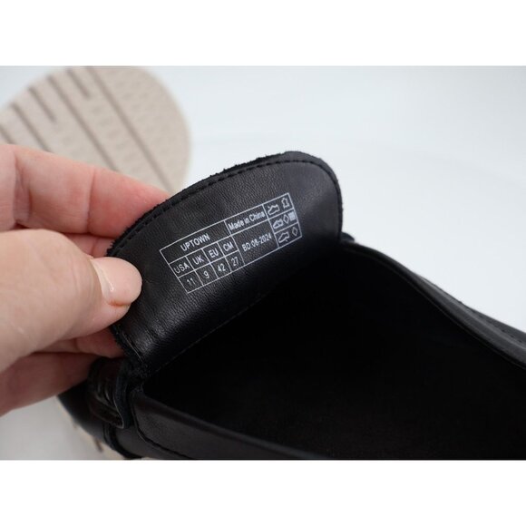 Vionic Uptown Loafer Women Size 11 Black Leather Slip On Platform Shoes - Picture 11 of 14